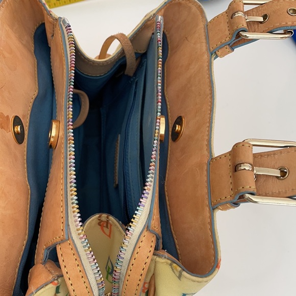 Dooney & Bourke Multicolored Small Logo Bag - Picture 8 of 9